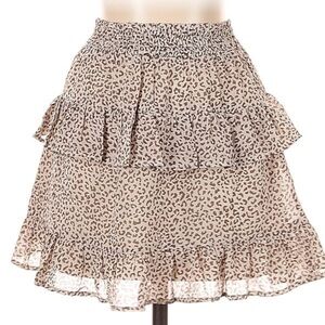 altard state animal print skirt